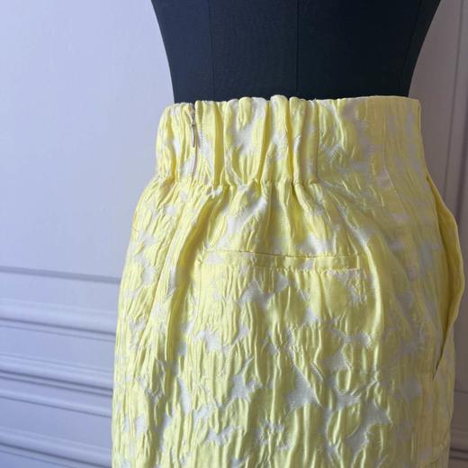 自然意境—轻奢织锦休闲时尚气质显瘦高腰时尚包半身臀裙 2203006 商品图3