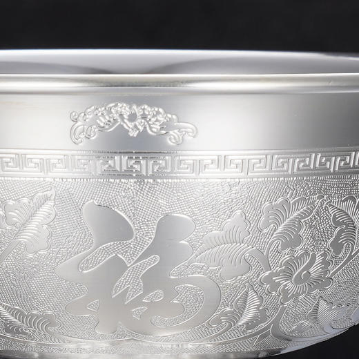 子佩集S999银【开枝散叶】碗摆件【FS008】2401 商品图3