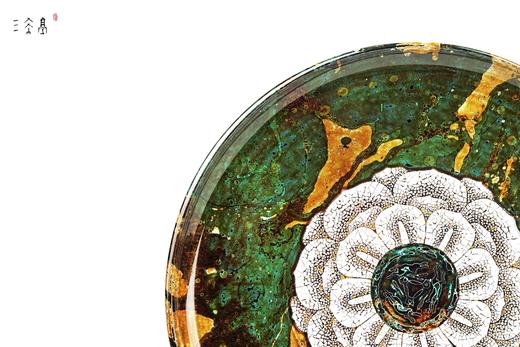 三希堂  敦煌三兔藻井大盘 商品图3