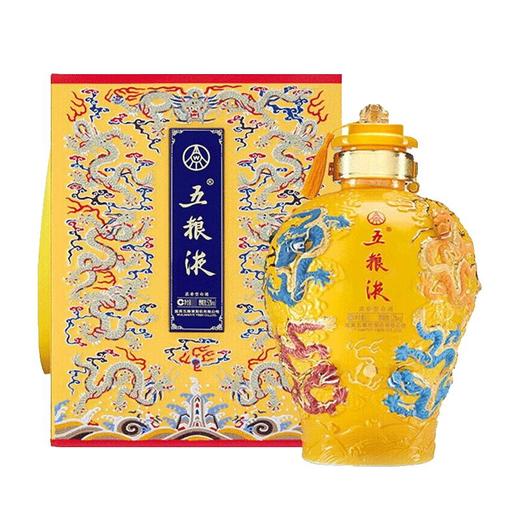 （千）五粮液九龙坛（黄） 52度1.5L/瓶 浓香型大坛酒白酒 新春送礼收藏 商品图0