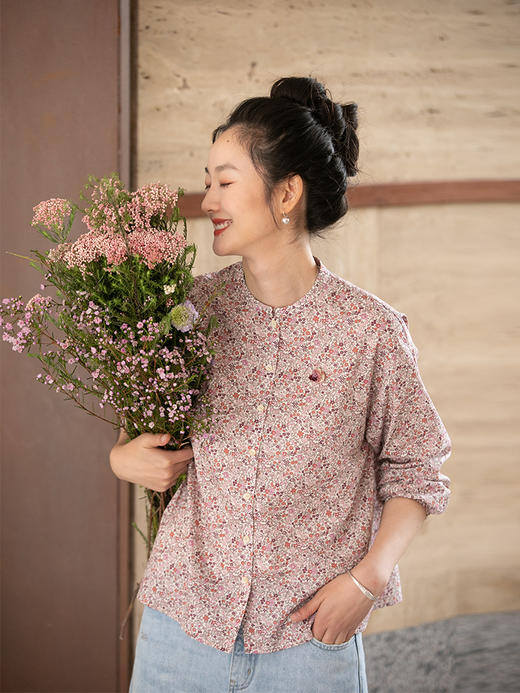 牧衣游进口英国liberty小碎花衬衫限量福利款------ 文鳐 不支持会员折 商品图0