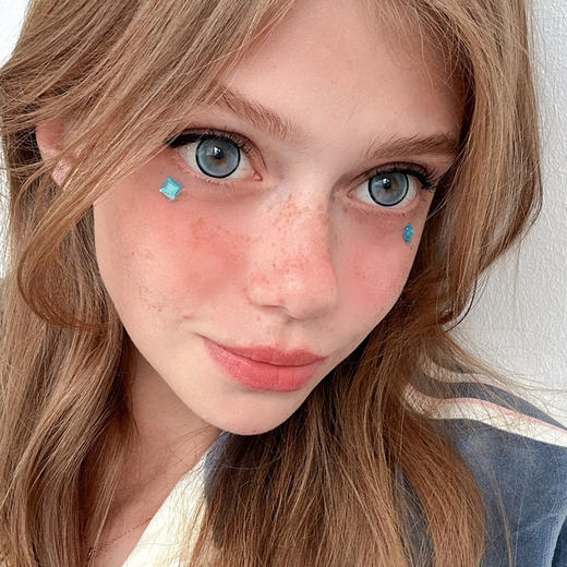 【大直径】4YOUTHCON-洋娃娃蓝-14.5mm【年抛 0-800度 无525/575】 商品图12