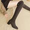 品质好货 | Safiya/索菲娅2023秋冬高筒水钻扣粗跟过膝弹力长靴 SF34119802 商品缩略图11