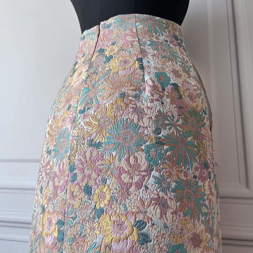 浪漫午后—复古油画田园风情织锦半身裙 2203012 商品图3