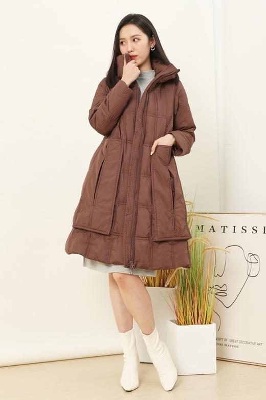 ELLA JADE 翻领宽松羽绒服外套 14931 商品图4