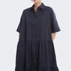定制-衣橱挚爱-宽松舒适简约休闲通勤显瘦衬衫式连衣裙  2201026 商品缩略图4
