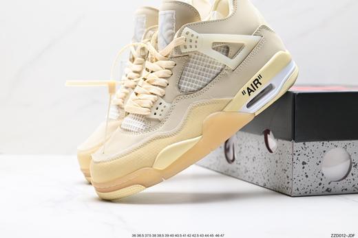 耐克乔丹Off-White x Air Jordan 4 Retro复古运动篮球鞋CV9388-100男女鞋 商品图7