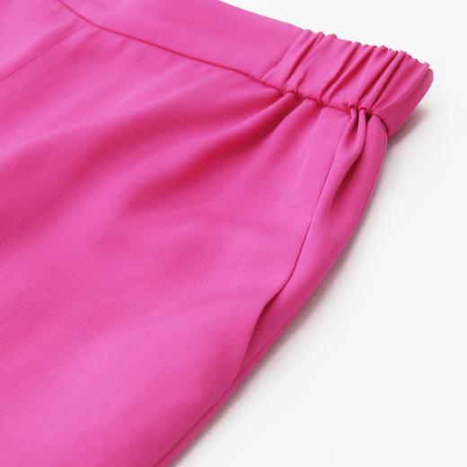 亚麻感高腰休闲筒裤春夏薄款女款时尚通勤女士薄款哈伦裤 2104999 商品图2