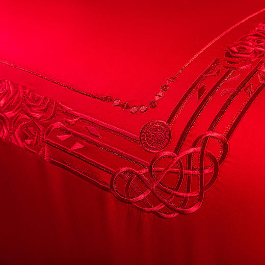 多喜爱 喜玫瑰婚庆床上用品六件套 约定nt 商品图3