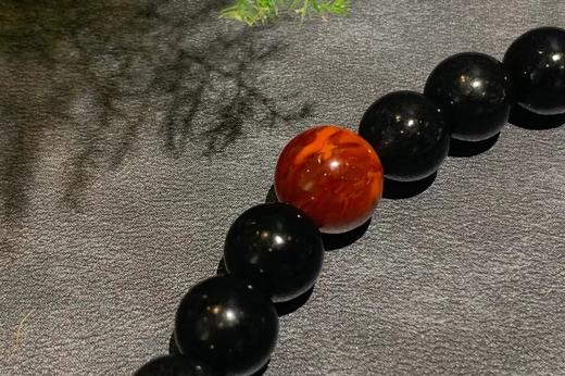 【御珠宫坊】墨玉子料手串 商品图1