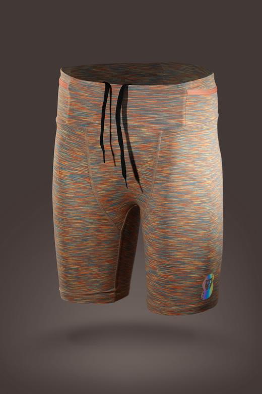 严素运动紧身短裤，弹性跑步运动紧身裤，男 / 女款，严素态度 商品图1