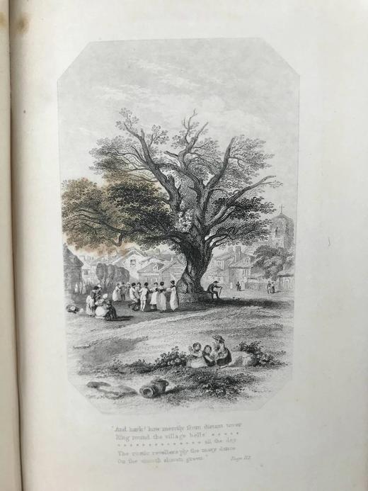 特装本！1855年 亨利·柯克·怀特生平与作品 8幅插图 全真皮精装32开 商品图10