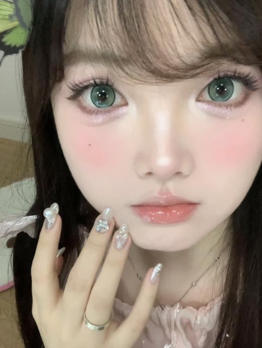 4youthcon 洋娃娃绿/蓝/灰 14.5mm 年抛 敏感眼不可 商品图6