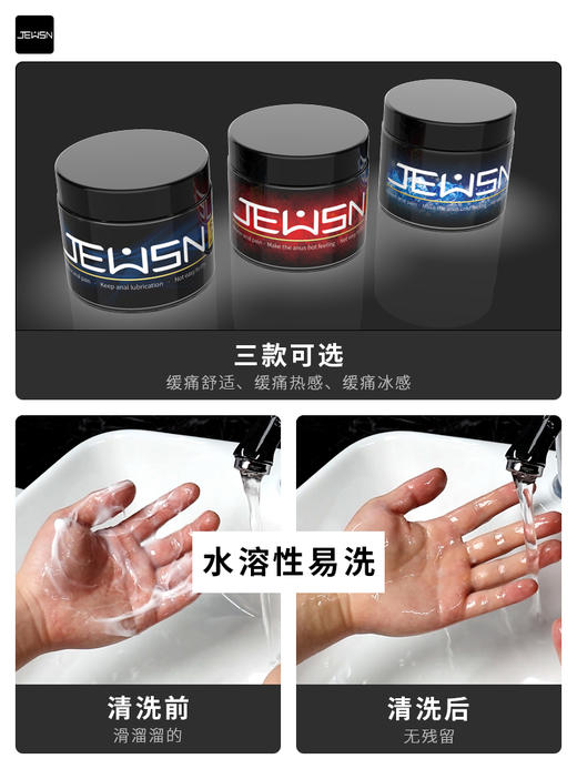久兴JEUSN-G潮膏润滑液（热感，冰感，缓痛） 商品图2