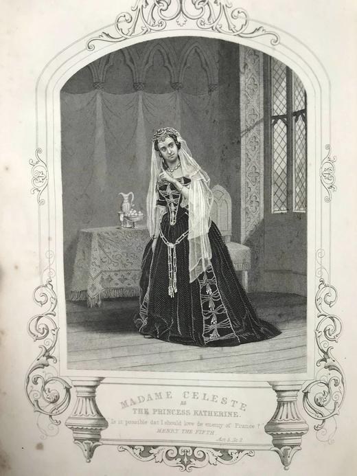 约19世纪后期 莎士比亚作品集（历史剧与诗歌） 塞洛斯数百幅插图 真皮精装16开 商品图4