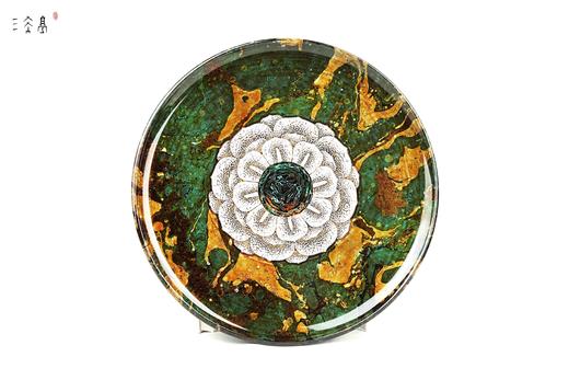 三希堂  敦煌三兔藻井大盘 商品图0