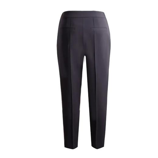 定制—极简风—ELITE 醋酸侧拉压线小脚裤显瘦通勤铅笔裤 1904017 商品图1