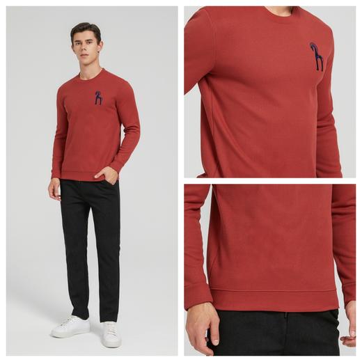 【吊牌价1299元】NECHEER柏奥玛加绒卫衣针织衫户外保暖内含桑蚕丝&绵羊毛 商品图2