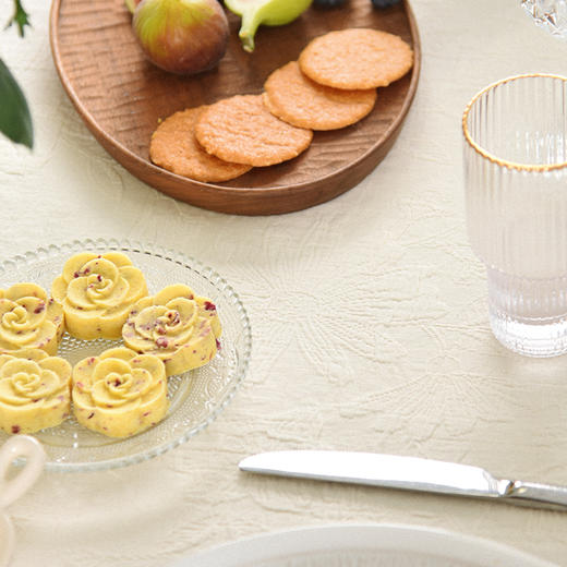 国风海棠系列长桌布国风全棉欧式复古氛围感桌布 商品图3