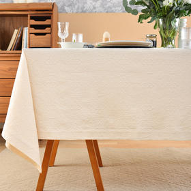 国风海棠系列长桌布国风全棉欧式复古氛围感桌布