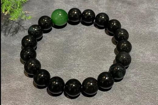 【御珠宫坊】墨玉子料手串 商品图2