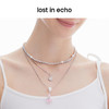 lost in echo2023秋冬新品Yetti小怪兽玩⽓球植绒三层项链叠戴 商品缩略图3