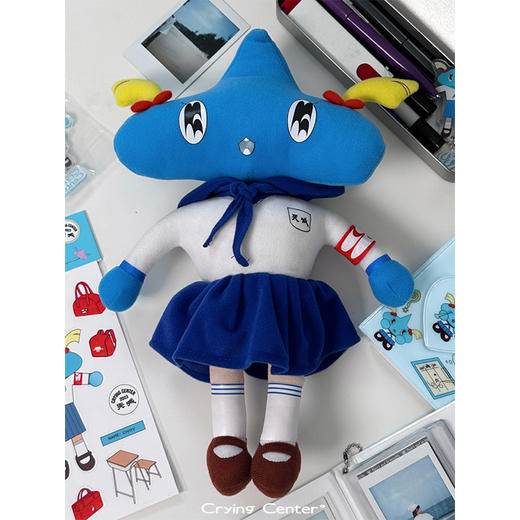 CryingCenter哭喊中心 泪仔学院制服玩偶娃娃复古y2k 商品图2