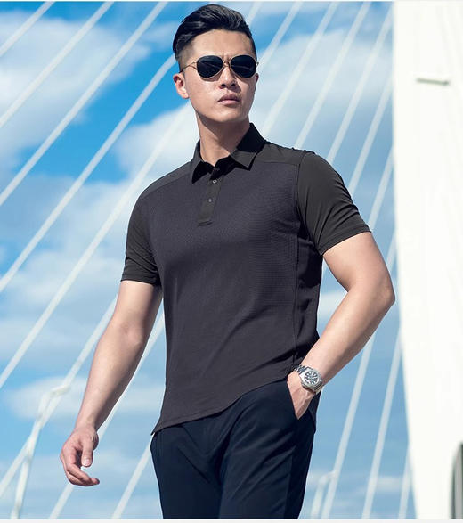 龙牙三代阿波罗POLO衫速干衣速干t恤户外透气短袖T恤男 商品图3