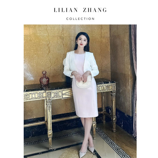 定制—经典之美—魅力自由Lady小个子连衣裙、春夏粉色系穿搭2201042 商品图1