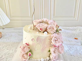 粉色玫瑰-仙女蛋糕