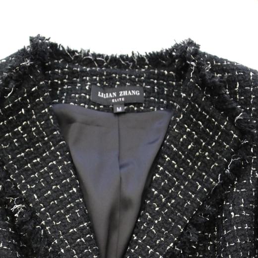 ELITE 复古小香风短外套时尚显瘦修身气质长袖西秋冬装  2005022 商品图4