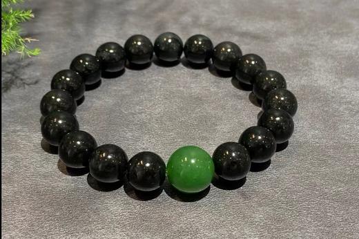 【御珠宫坊】墨玉子料手串 商品图3