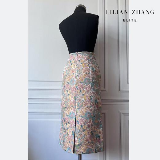 浪漫午后—复古油画田园风情织锦半身裙 2203012 商品图1