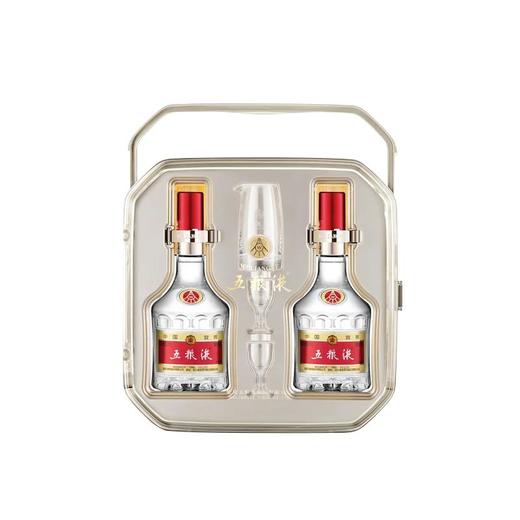 （千）五粮液好事成双52%vol 500mL*2瓶/盒  浓香型 新春送礼礼盒 商品图1