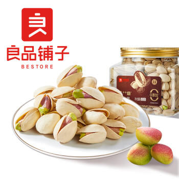 良品铺子甄选开心果500g  每日坚果干果家庭囤货送礼休闲零食量贩罐装 商品图0