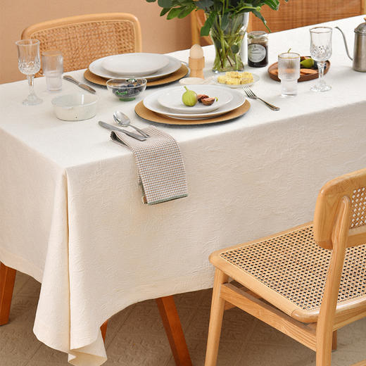 国风海棠系列长桌布国风全棉欧式复古氛围感桌布 商品图2