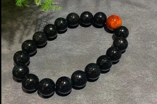 【御珠宫坊】墨玉子料手串 商品图5