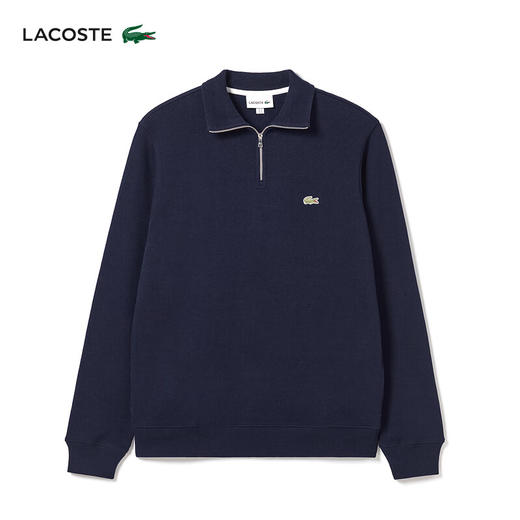 Lacoste法国鳄鱼男士新款通勤半拉链拉链翻领卫衣SH1927-98 商品图2