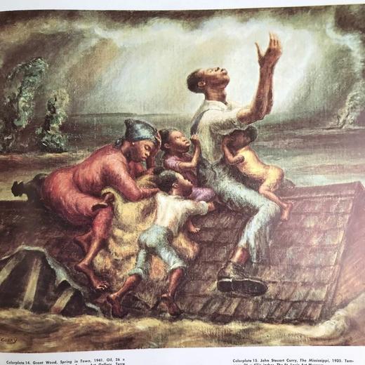 美国场景：二十世纪三世年代美国绘画 约百余幅插图 精装16开 商品图9