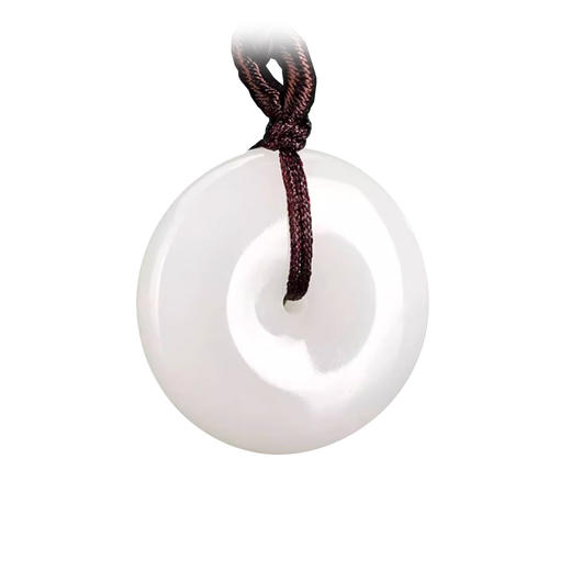 和田玉白玉平安扣25mm 严选优质和田玉 经典之选 至美细节 商品图3