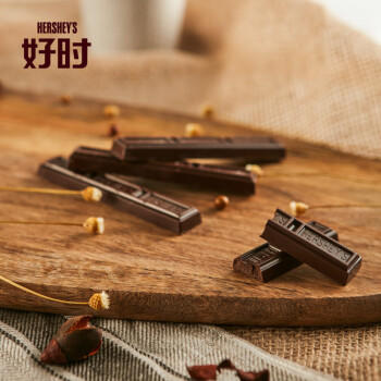 好时（Hershey’s）牛奶巧克力排块 办公室休闲零食 糖果 婚庆喜糖 210g 盒装 /食品饮料 /休闲食品 /巧克力 商品图1