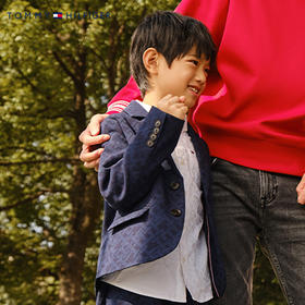 TOMMY 春 大童小童 儿童童装西服外套 THB-BL-24A200