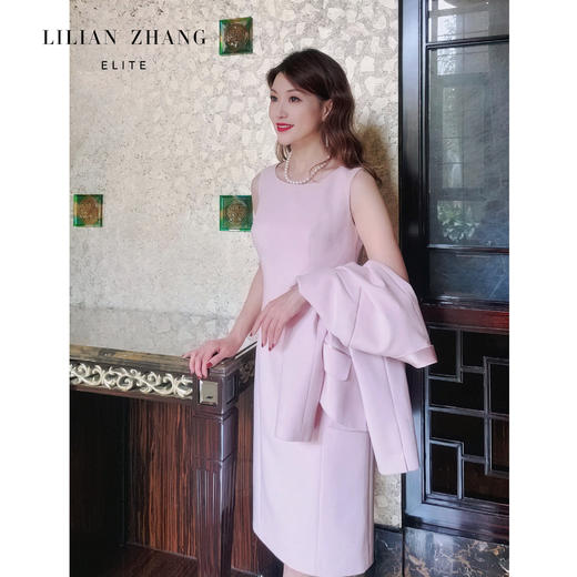 定制—经典之美—魅力自由Lady小个子连衣裙、春夏粉色系穿搭2201042 商品图0