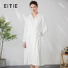 EITIE爱特爱气质通勤简约大气宽松系带收腰白色衬衫连衣裙24新款A2407303 商品缩略图0