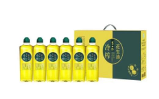 第一坊冷榨花生油3L（500ml*6瓶）（仅供济南市区） 商品图0
