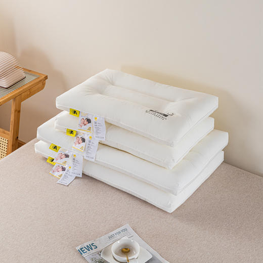 【品牌直发】加倍生活  A类全棉羽丝绒枕 家用酒店枕头宿舍专用单个枕芯护颈椎助睡眠可机洗 商品图12