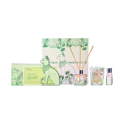 大英博物馆盖亚·安德森猫系列  露煎春茶 香薰晶石无火香氛礼盒 商品图4