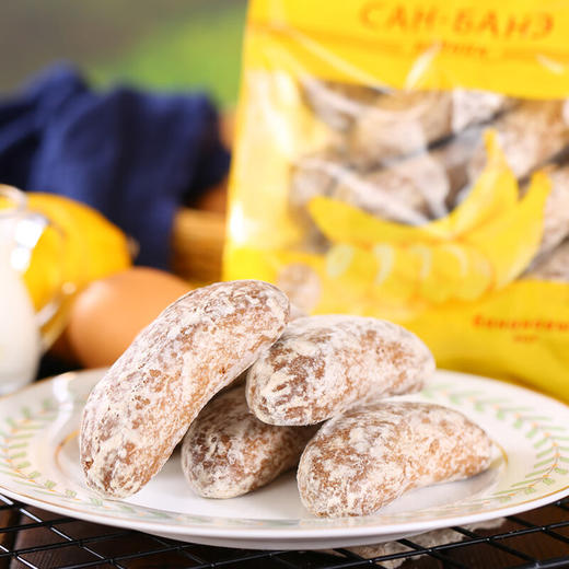 俄罗斯斯拉贡牌香蕉味/橙子味光头饼450g/袋 商品图4