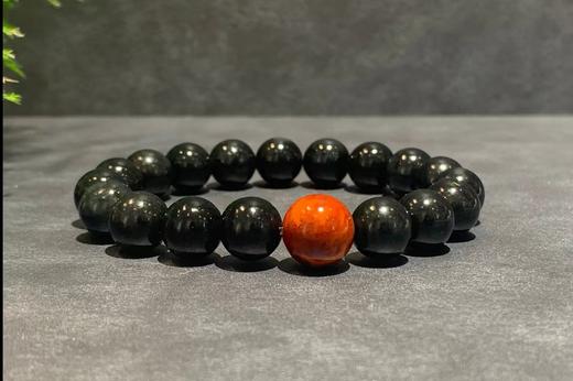 【御珠宫坊】墨玉子料手串 商品图2