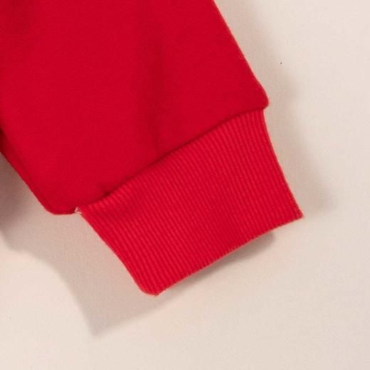 [商场同款]迪士尼童装儿童假两件套头卫衣秋冬宝宝米奇印花上衣新年装224DS0798 商品图4